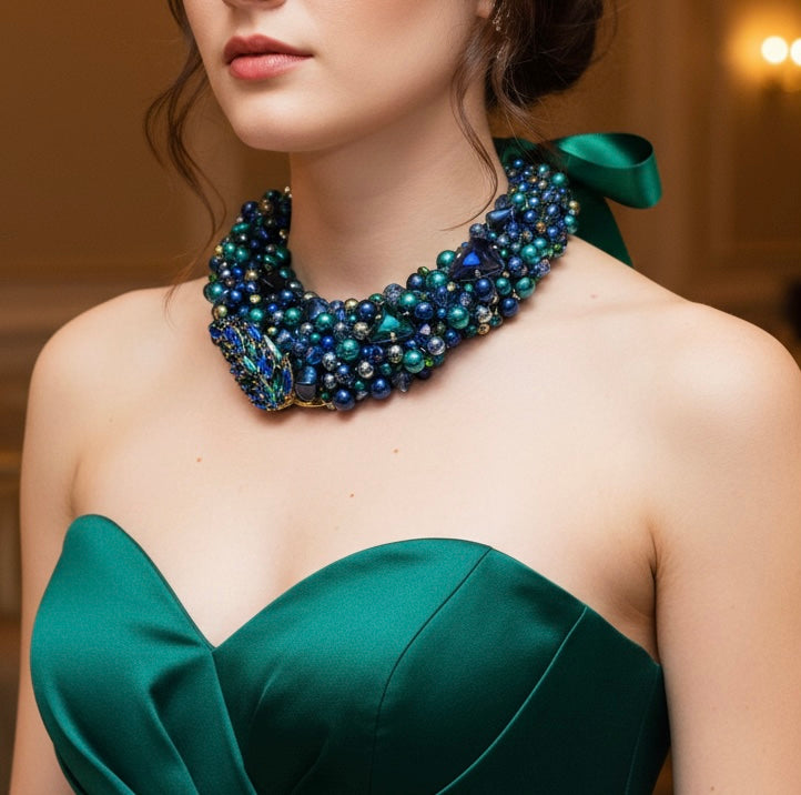 Tourmakeady Handstitched Neckpiece