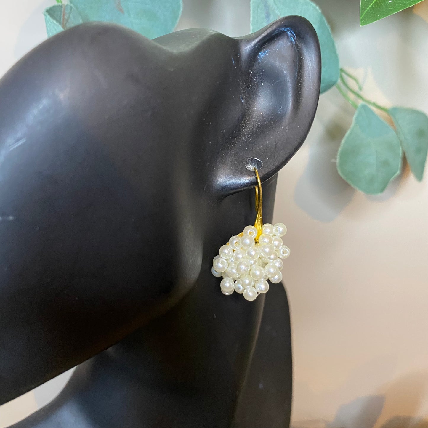 Clustered Pearl Earrings
