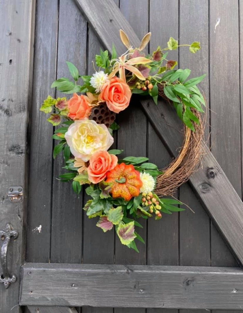 Harvest Door Wreath