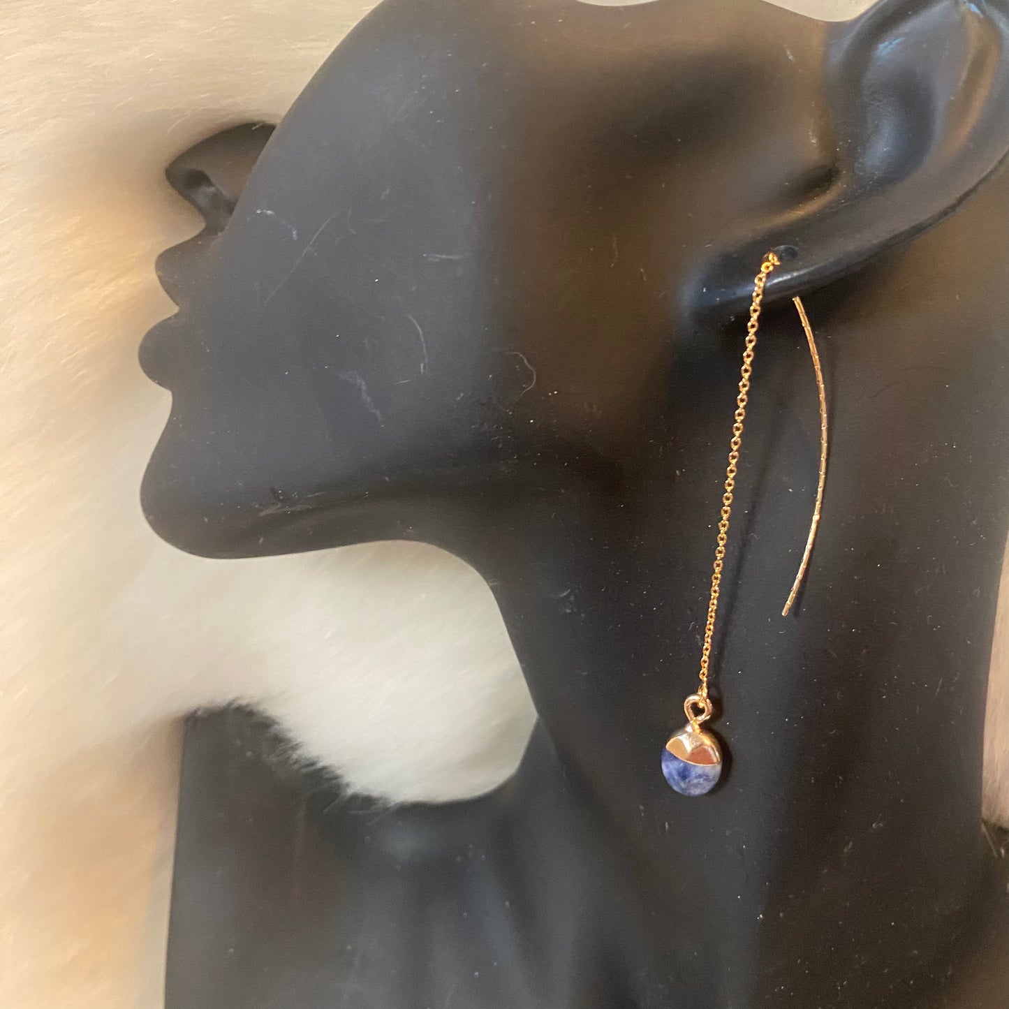 Blue Spot Jasper Earrings