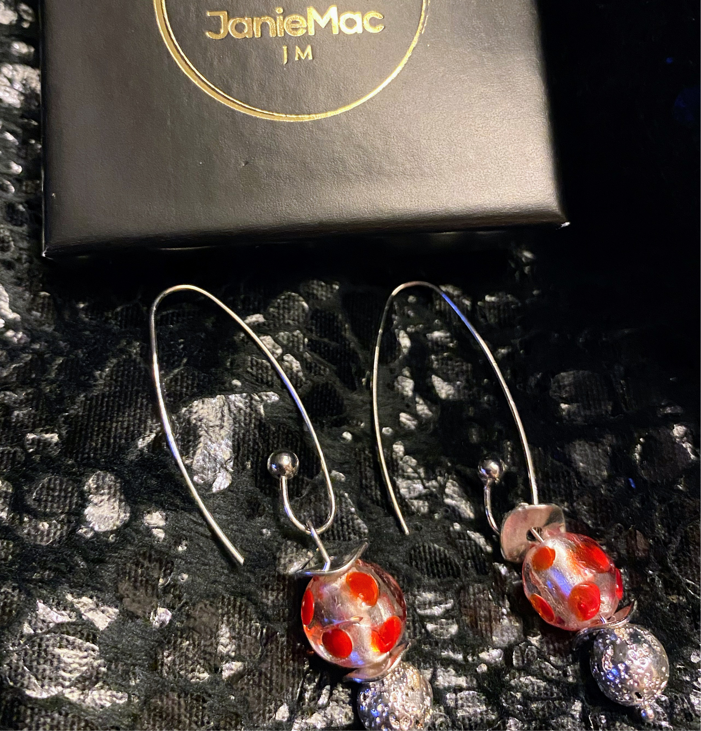 Dotty and Lava Earrings