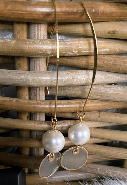 Allure Pearl and Capriz Earrings
