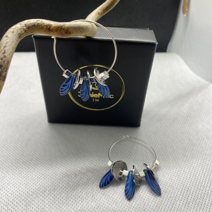Bluey Hoop Earrings