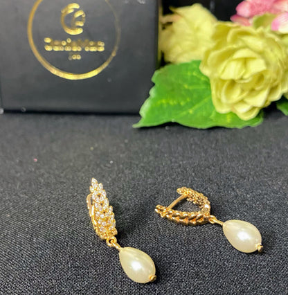 Bridesmaid Gold Earrings