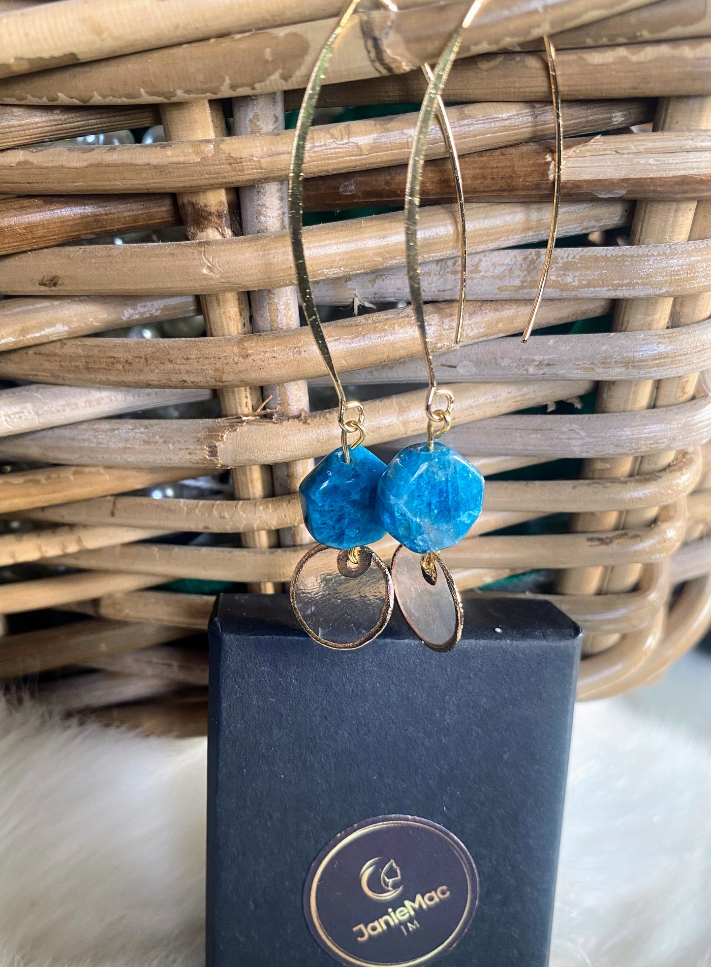 Apatite Stone Earrings