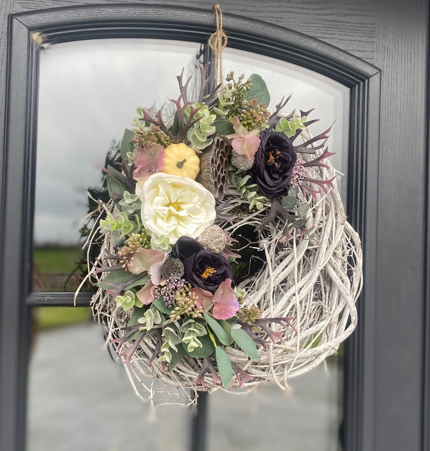 Haunted Door Wreath