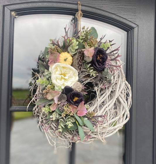 Haunted Door Wreath