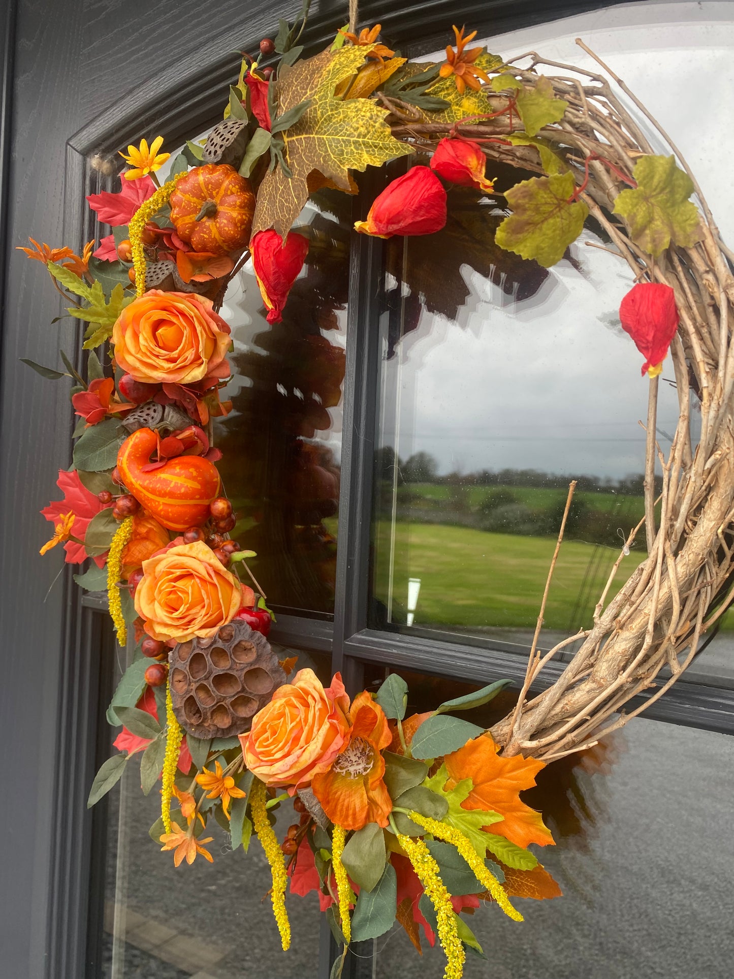 Vibrant Autumn Wreath