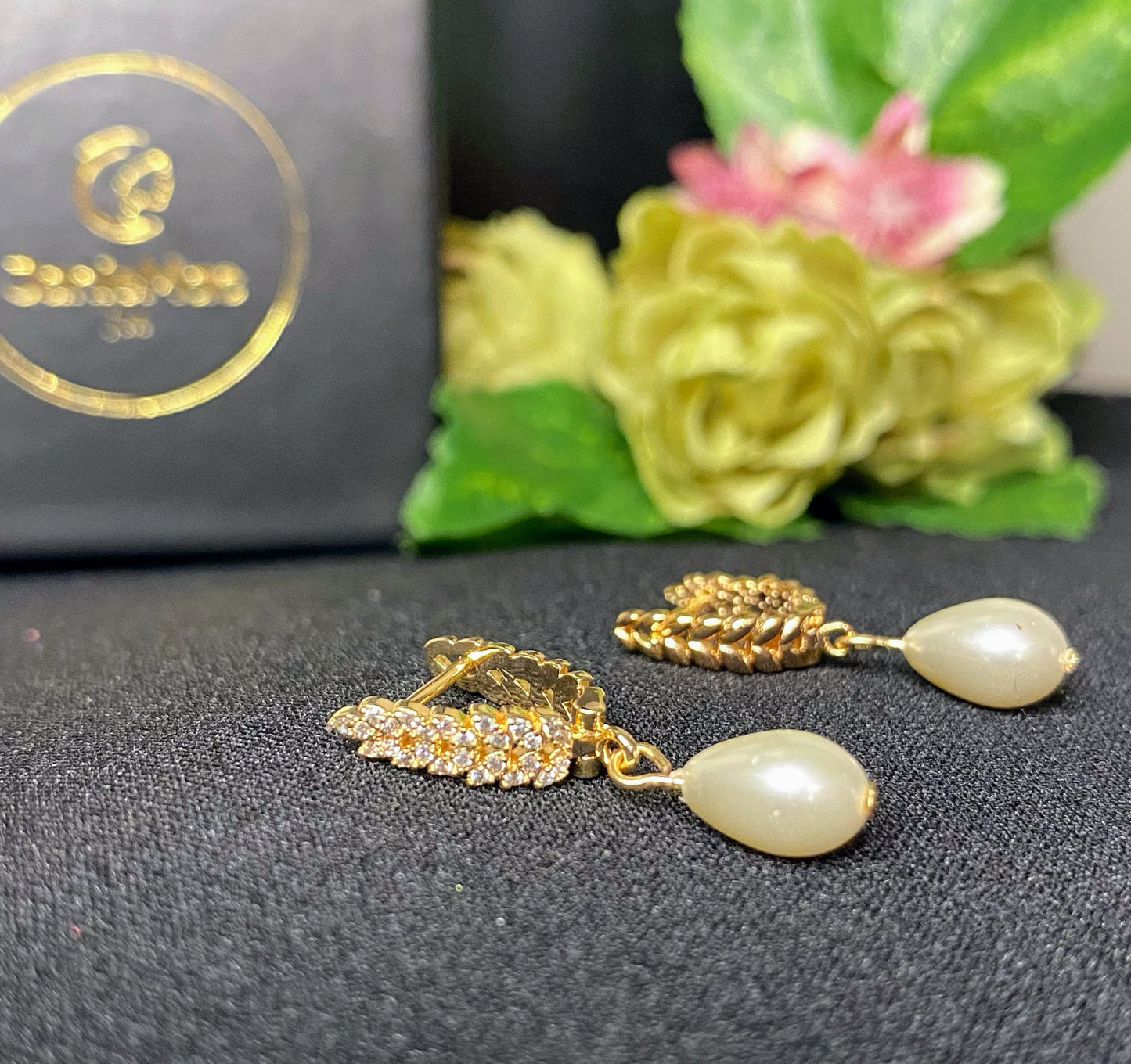 Bridesmaid Gold Earrings