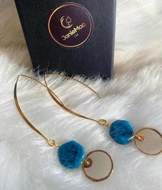 Apatite Stone Earrings