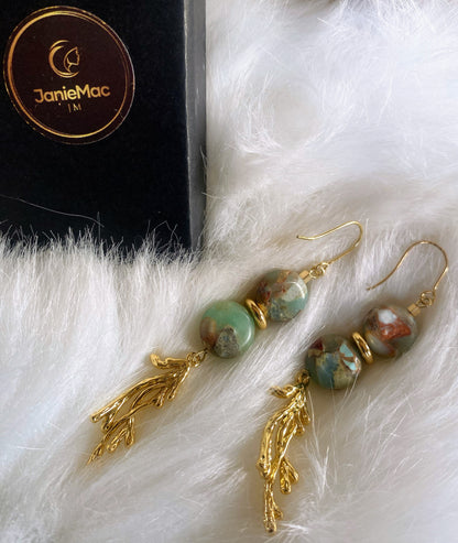Snake Skin Earrings