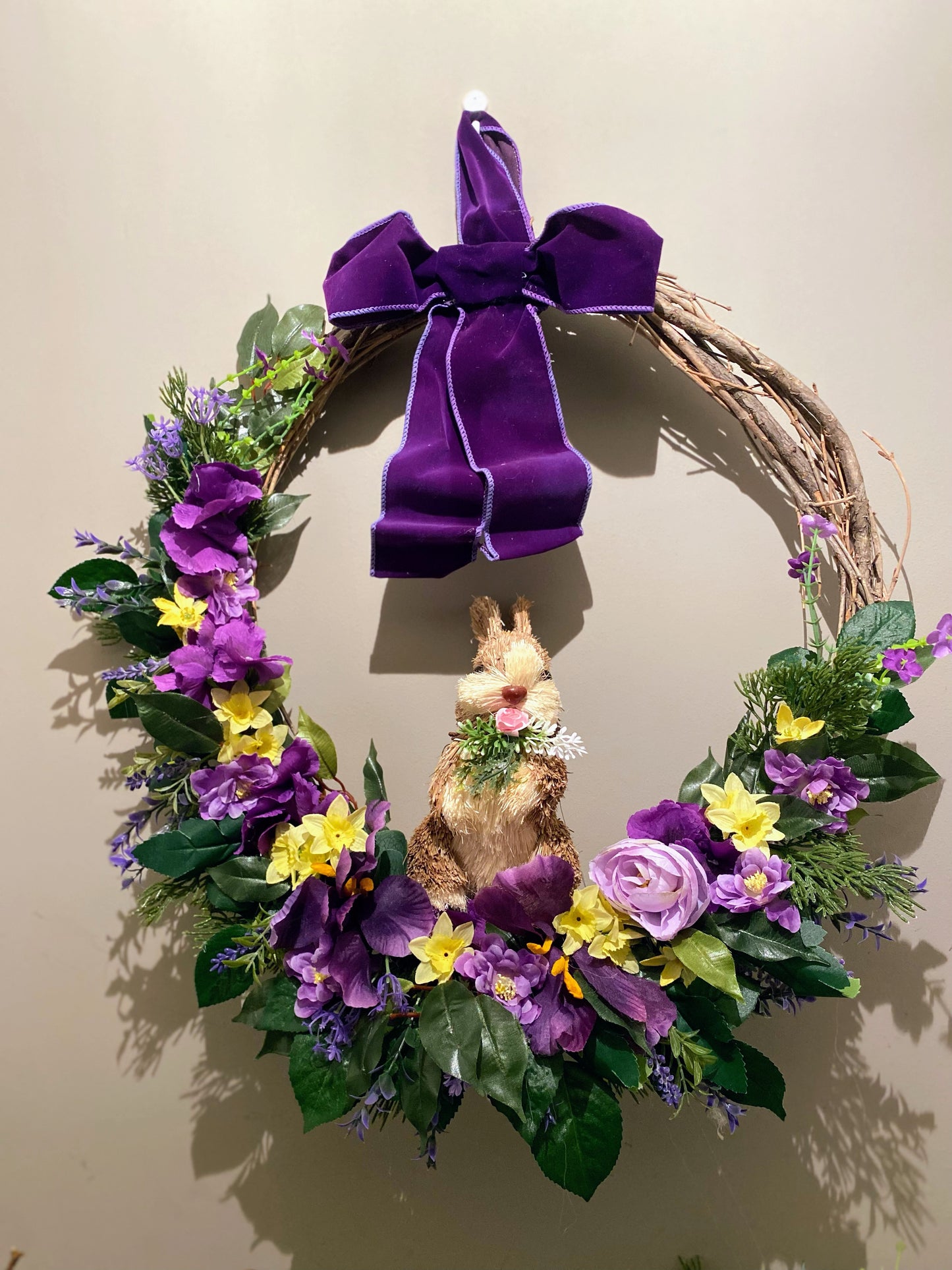 Cute Bunny Easter Wreath