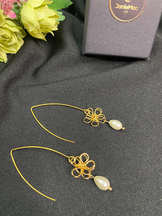 Delicate Flower Earrings