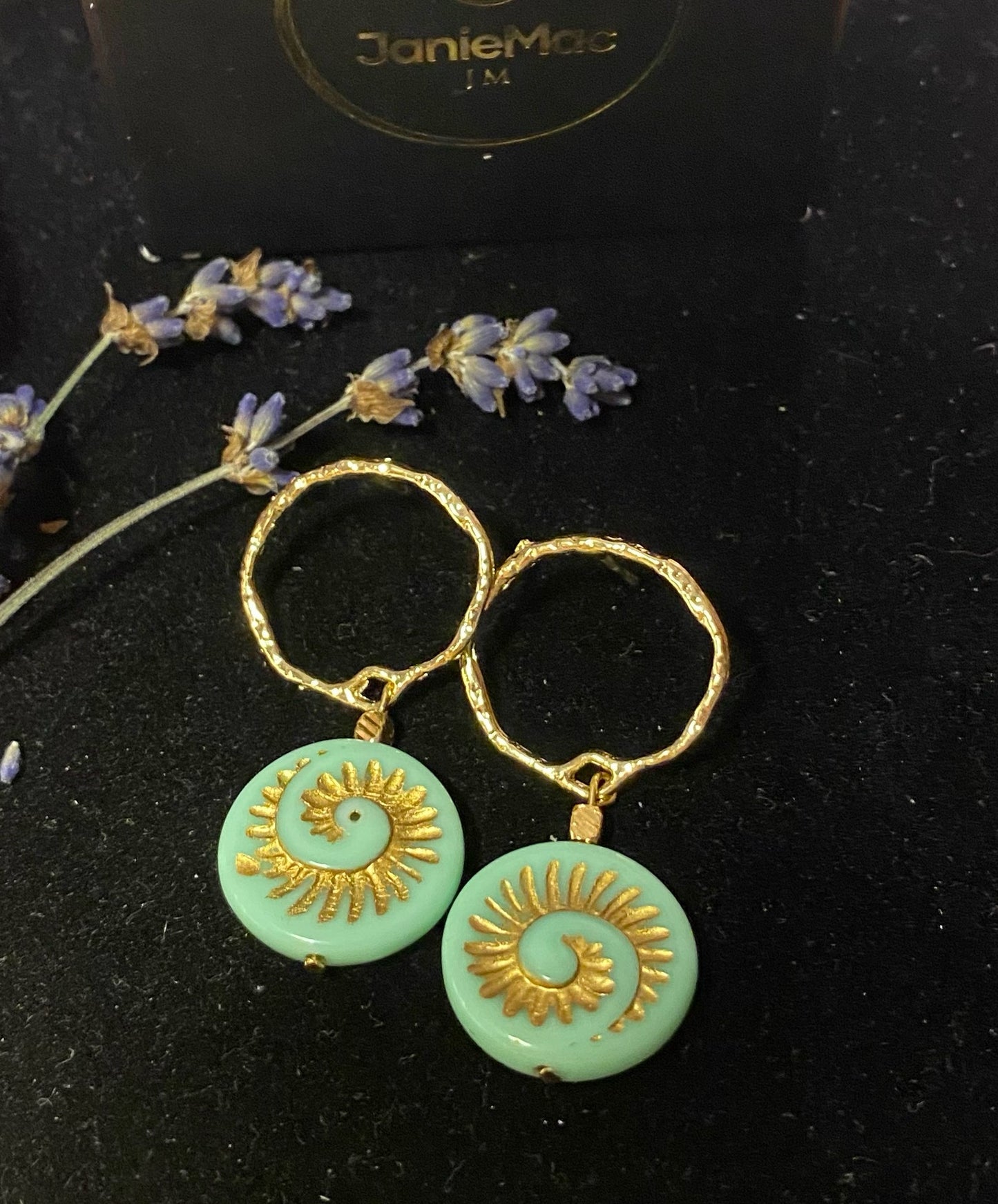 Minty Swirl Earrings