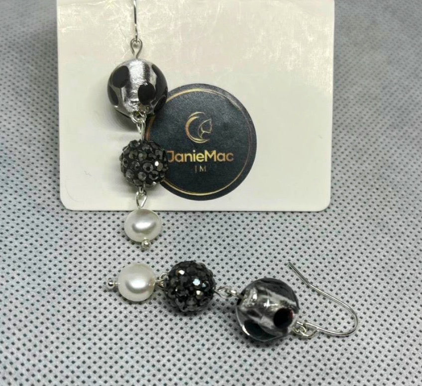 Black is the color…… earrings
