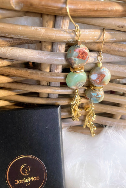 Snake Skin Earrings