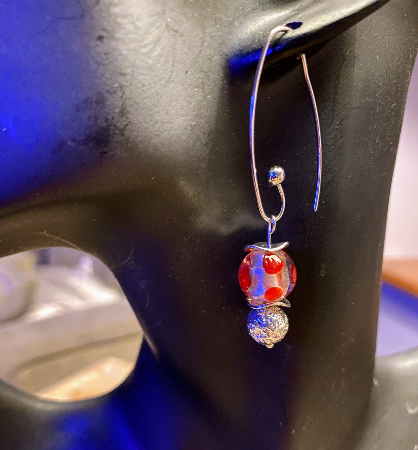 Dotty and Lava Earrings