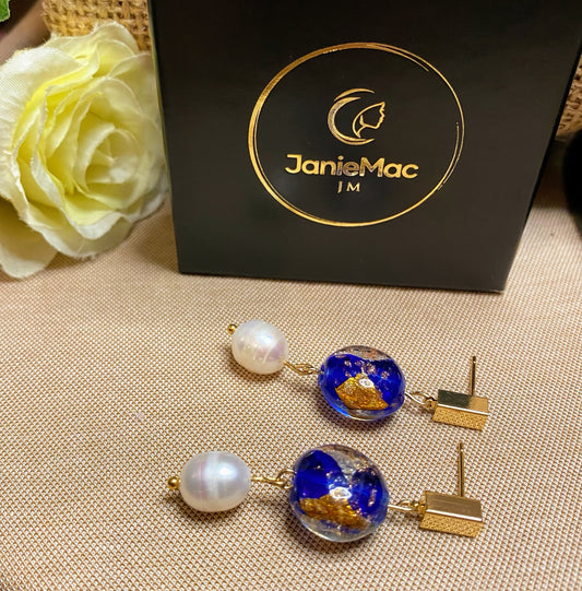 Jester Glass Foil Beads
