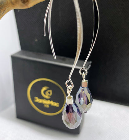 Plum-perfect earrings