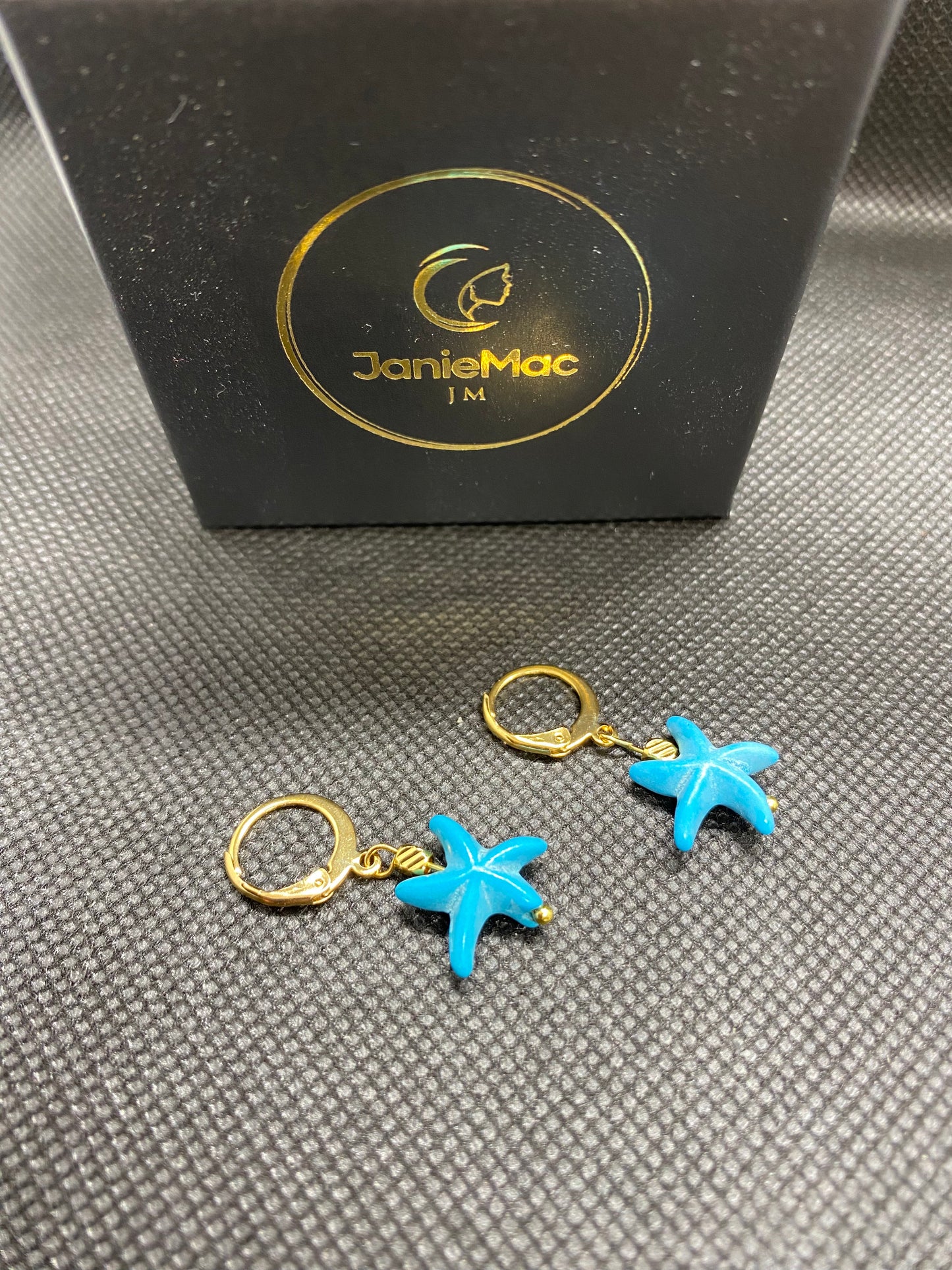 Cute Ceramic Star Fish earrings