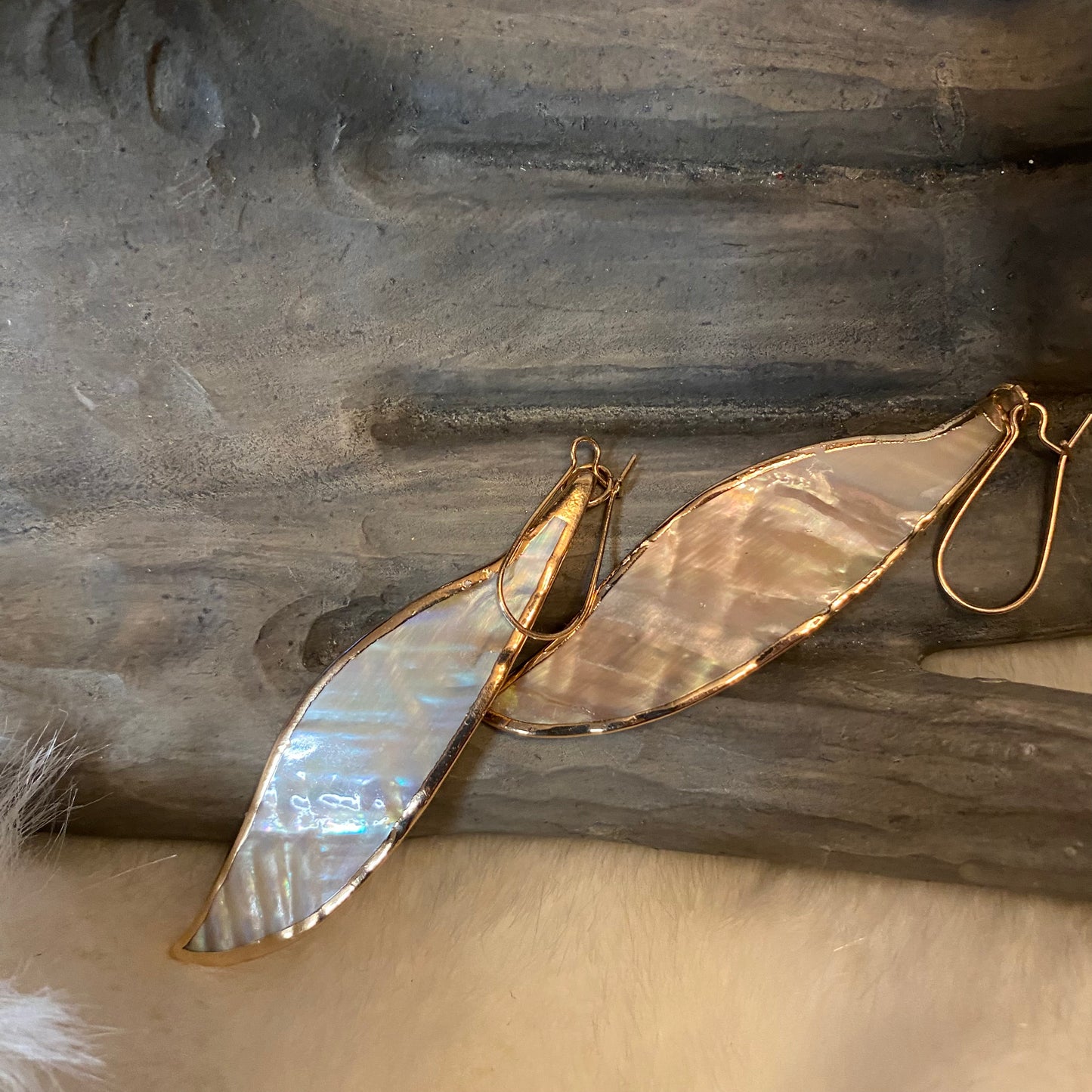 Bold as Brass Earrings