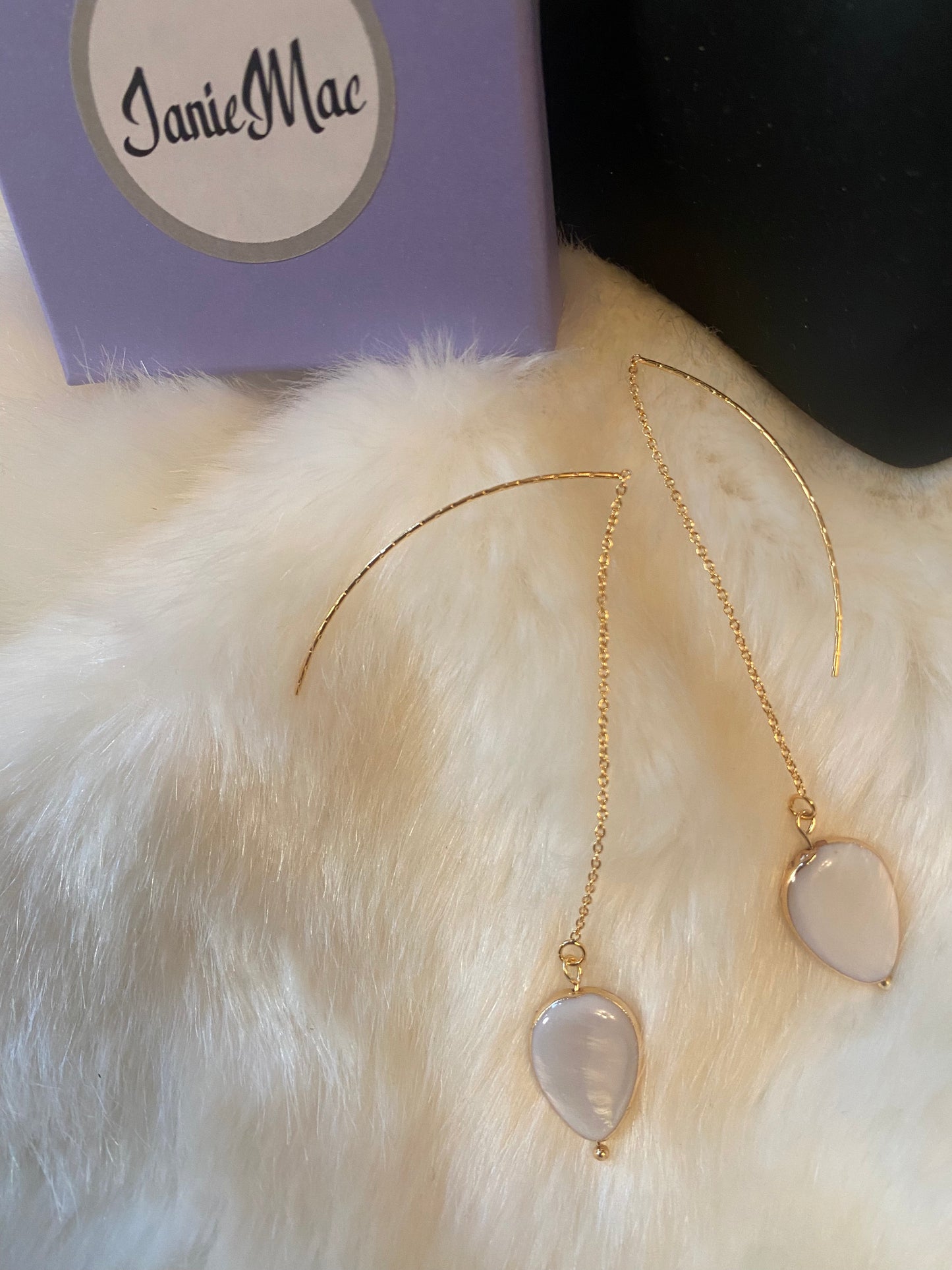 No Half Measures Pearl Shell Earrings