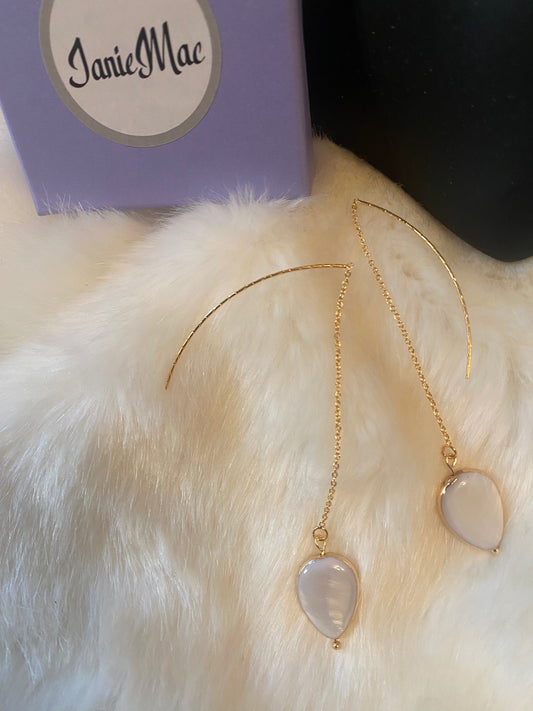 No Half Measures Pearl Shell Earrings